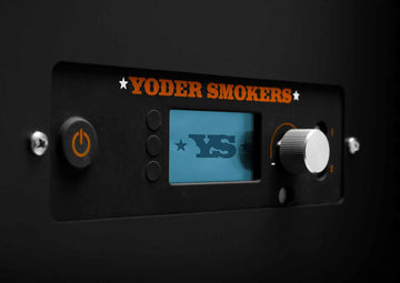 YS640s Yoder Pellet Grill on Black Competition Cart - 129943